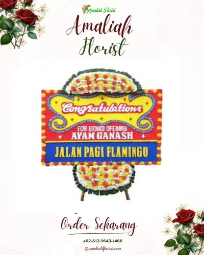 Bunga Papan Congratulation di Butuh